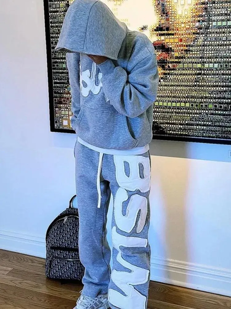 Casual Letter Embroidery Hooded Cotton Sweatshirt Casual Letter Embroidery Hooded Cotton Sweatshirt