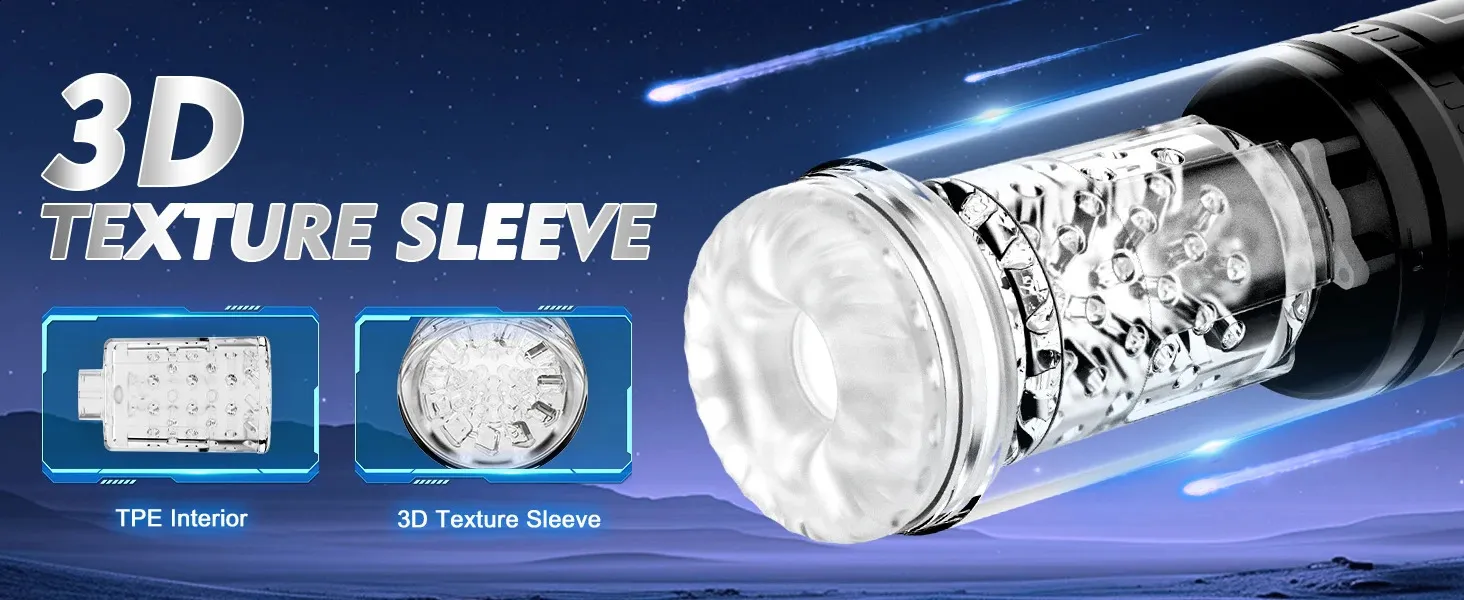 Yumuşak silikon iç kılıf ve LCD ekranlı dokunmatik kontrol mastürbatör