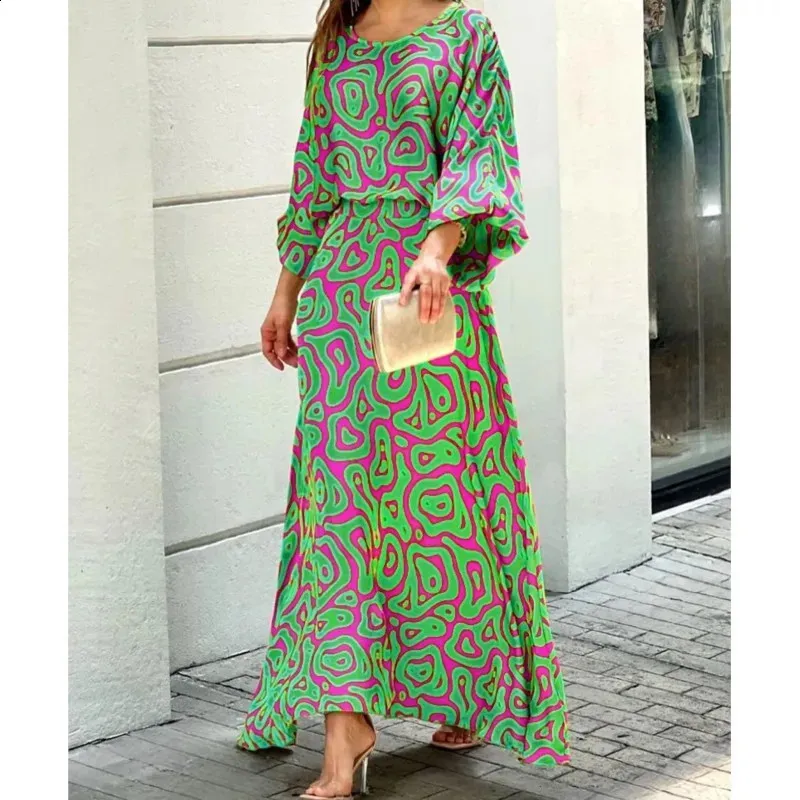 Women's Floral Print Vacation Maxi Set with Half Sleeve Top and Big Swing Hem printed Maxi skirt Women's Floral Print Vacation Maxi Set with Half Sleeve Top and Big Swing Hem printed Maxi skirt