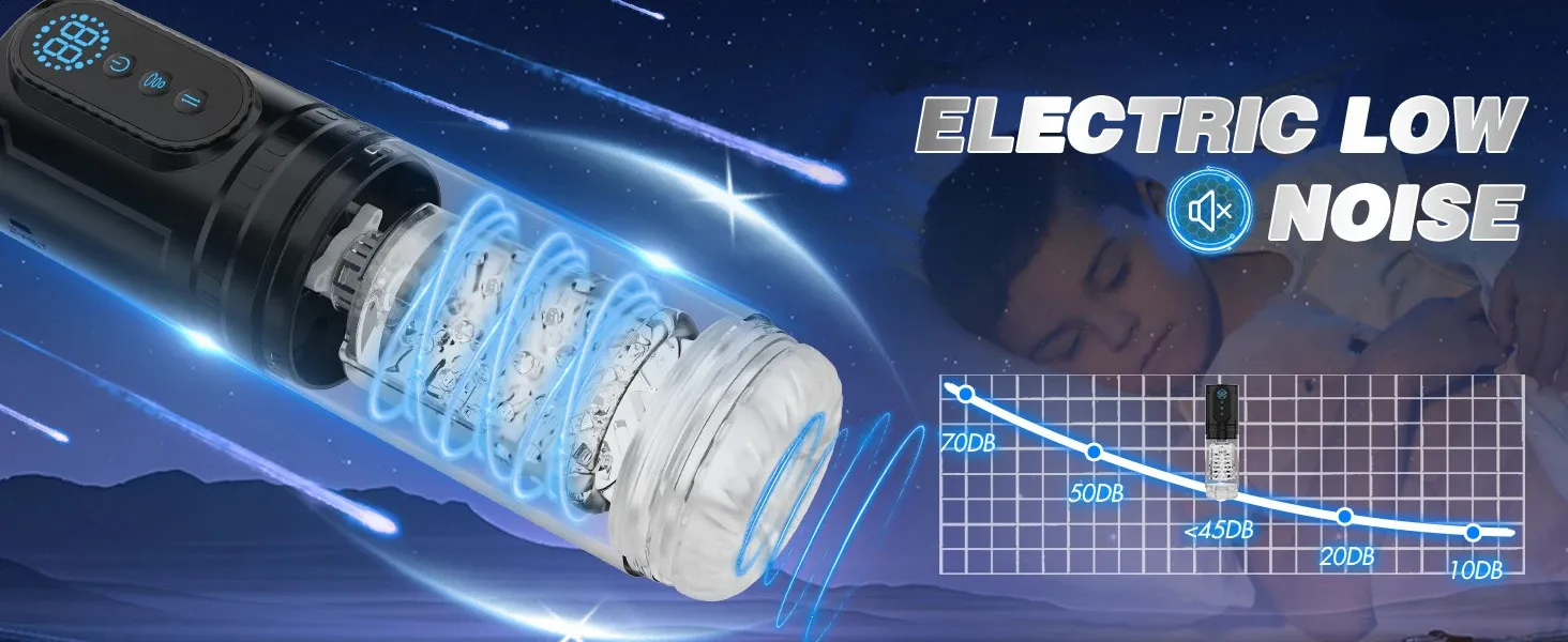 15 Modlu Titreşimli Emişli Otomatik Mastürbatör