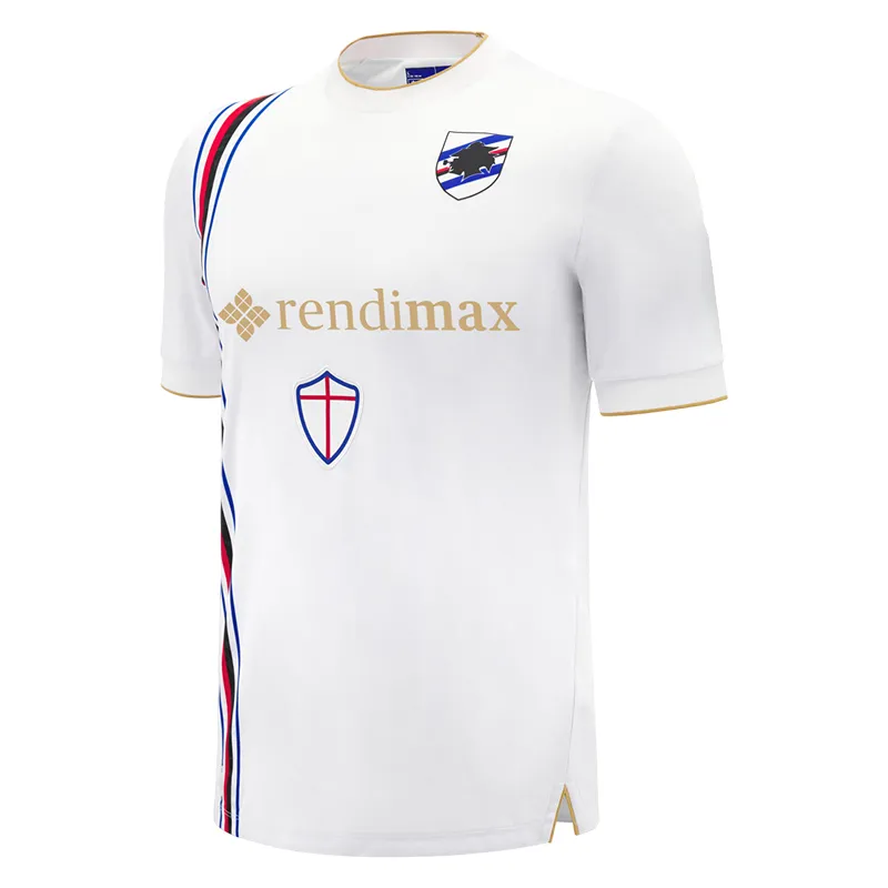 Sampdoria 23/24 Away White 3rd Black Football Jerseys, 7