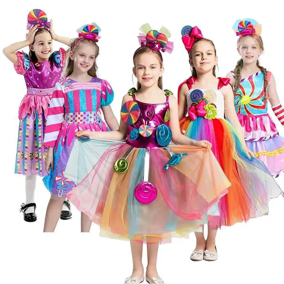 Delicate Princess Lollipop Fairy Costume Girls Halloween Candy Role Play Dress  Up Kid Carnival Purim Party from Dhgate Girl's Dresses - price 32.94