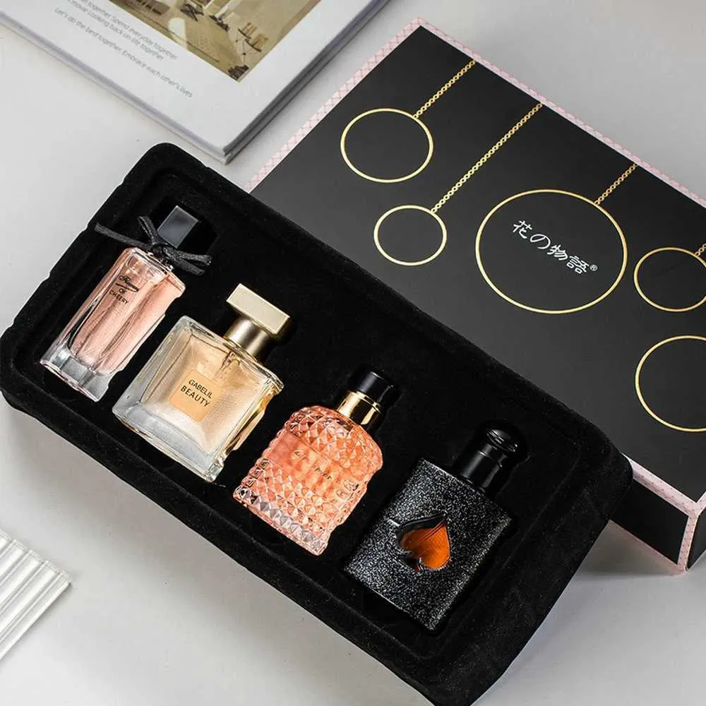 Fragrance Gift Box Four Piece Set Unisex Perfume Spray 105 ml