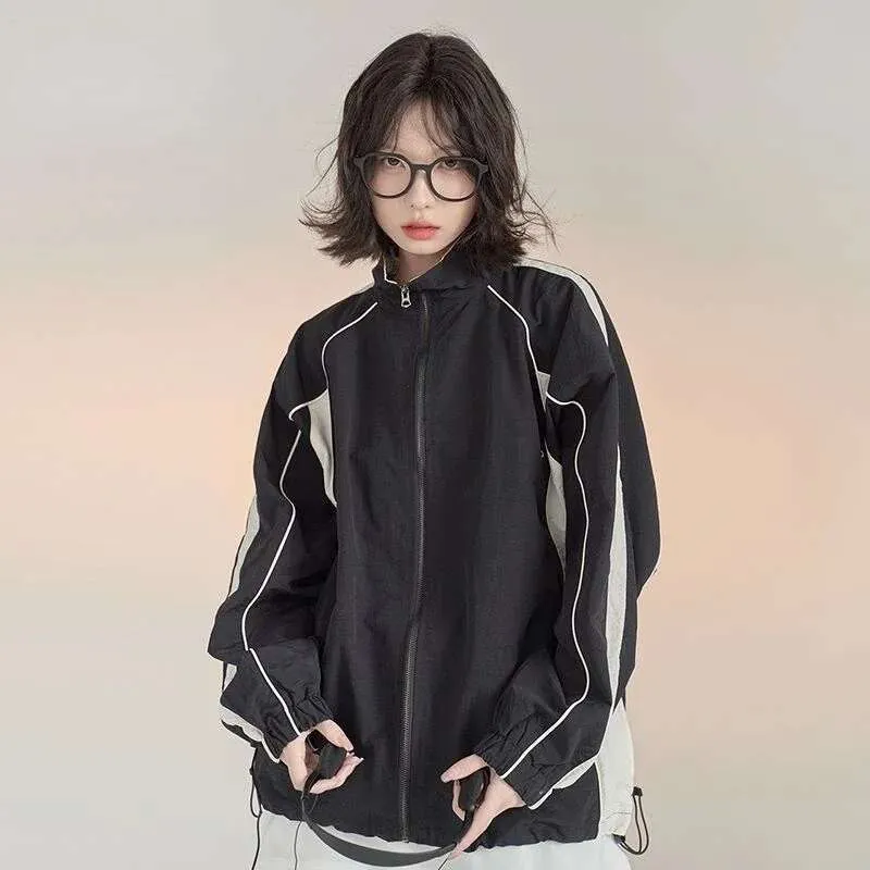 Vintage Gothic Style Cropped Denim denim jacket for Women