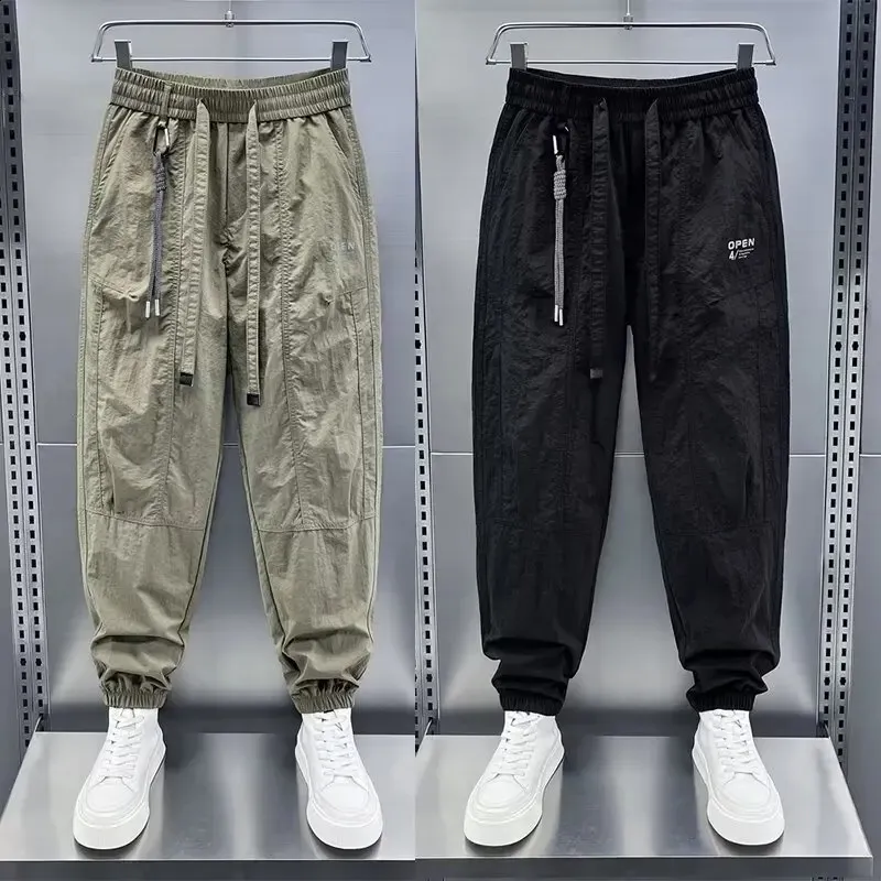 Pantaloni Tipo Jogger Mimetici Da Uomo Neri RB9489DT - Foto 3