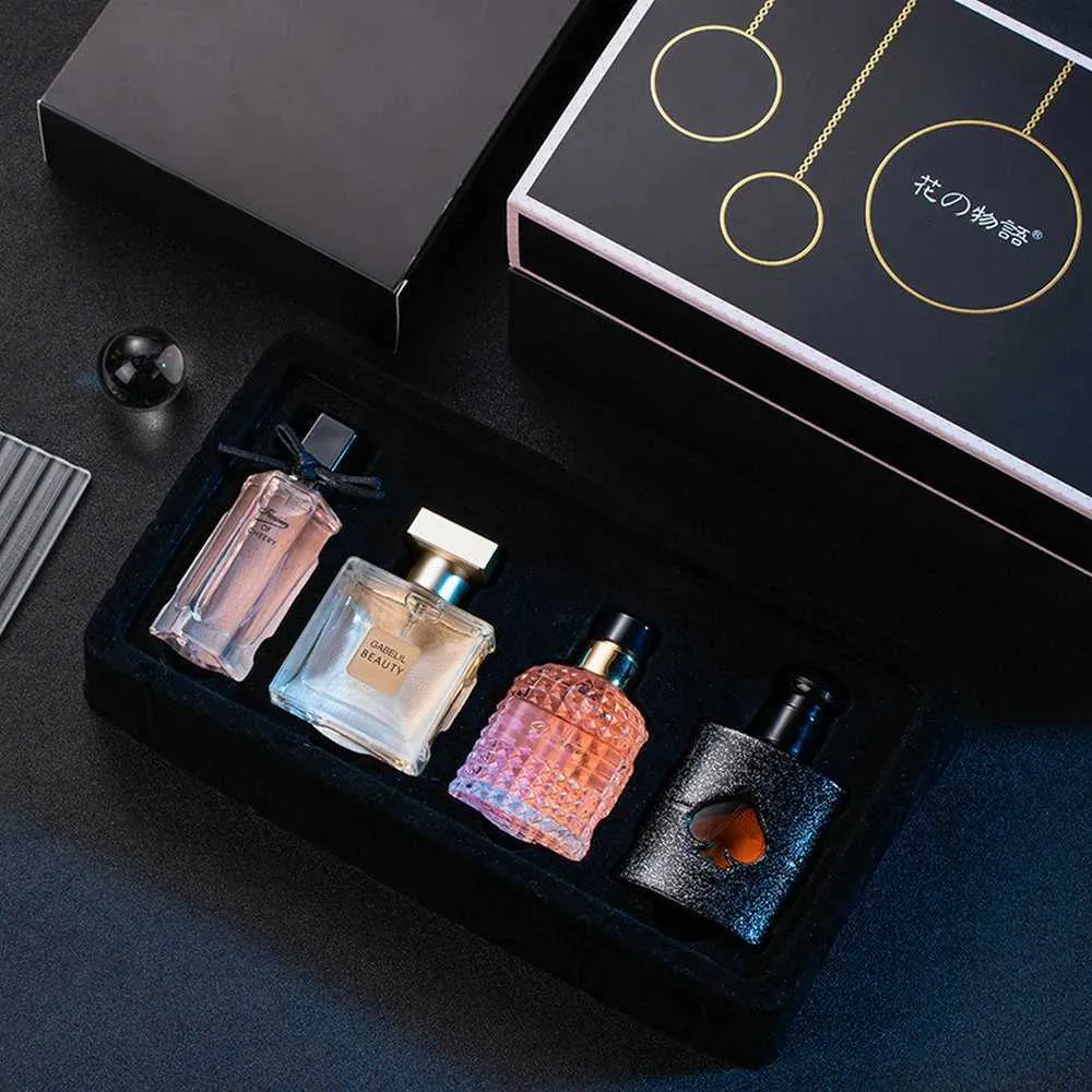 Fragrance Gift Box Four Piece Set Unisex Perfume Spray 105 ml