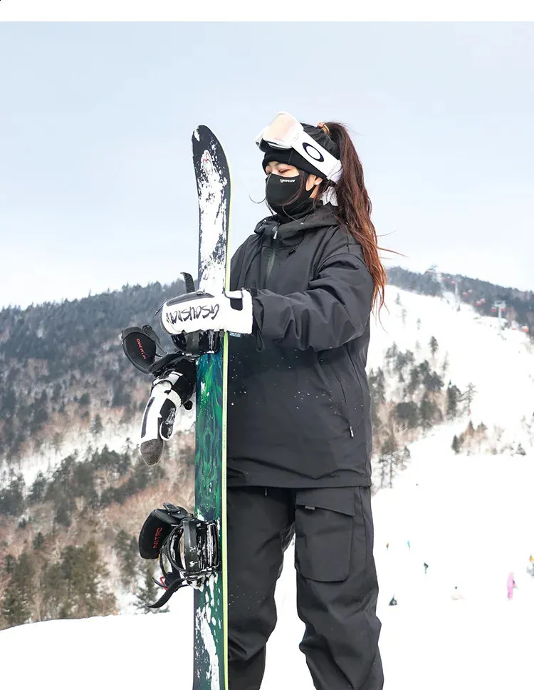 Tenue Ski Imperméable Combinaison Ski Homme 2 Pièces - Veste