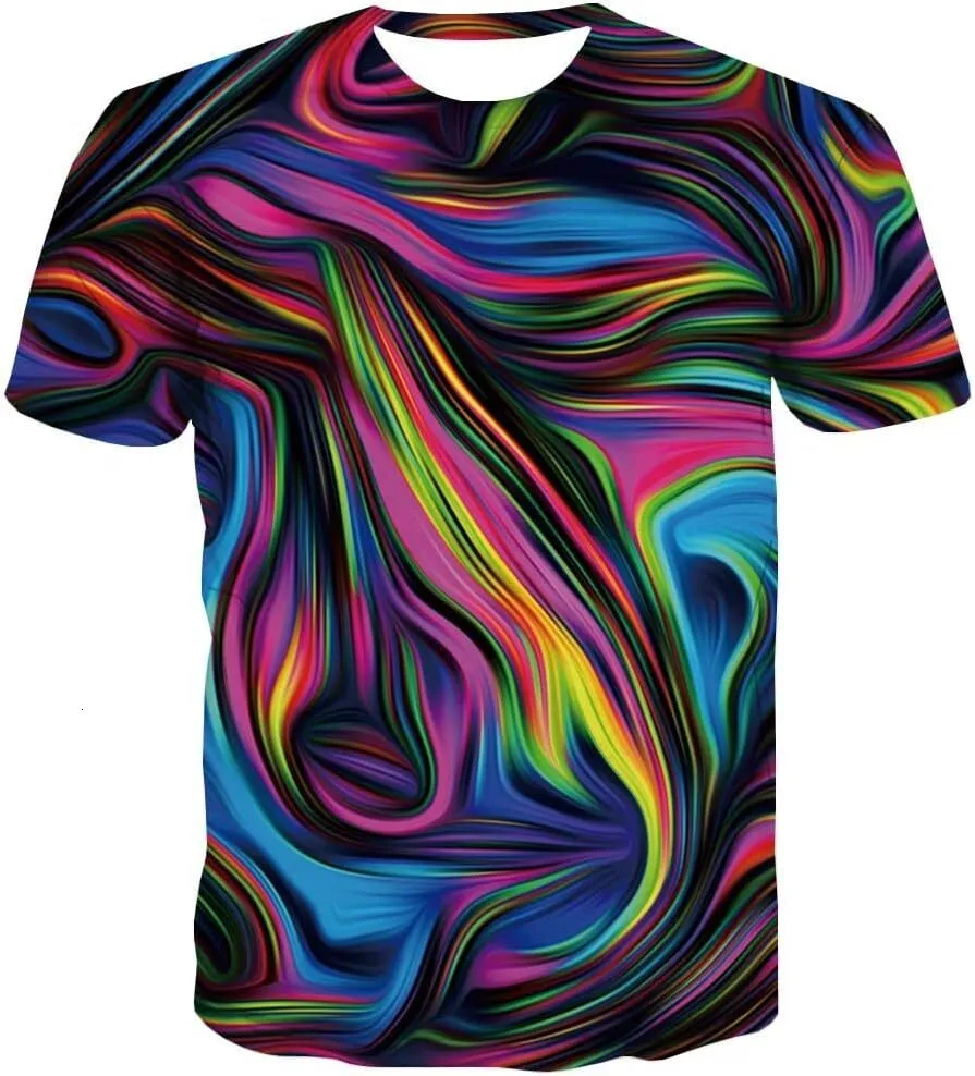 Save Big on Bulk Men's 3d Printed T Shirts Neon Color Shirts For Men:  Summer Tees For Men, Colorful 3D Printed Abstract T Shirt, Casual Short  Sleeve ..., image size:895x988
