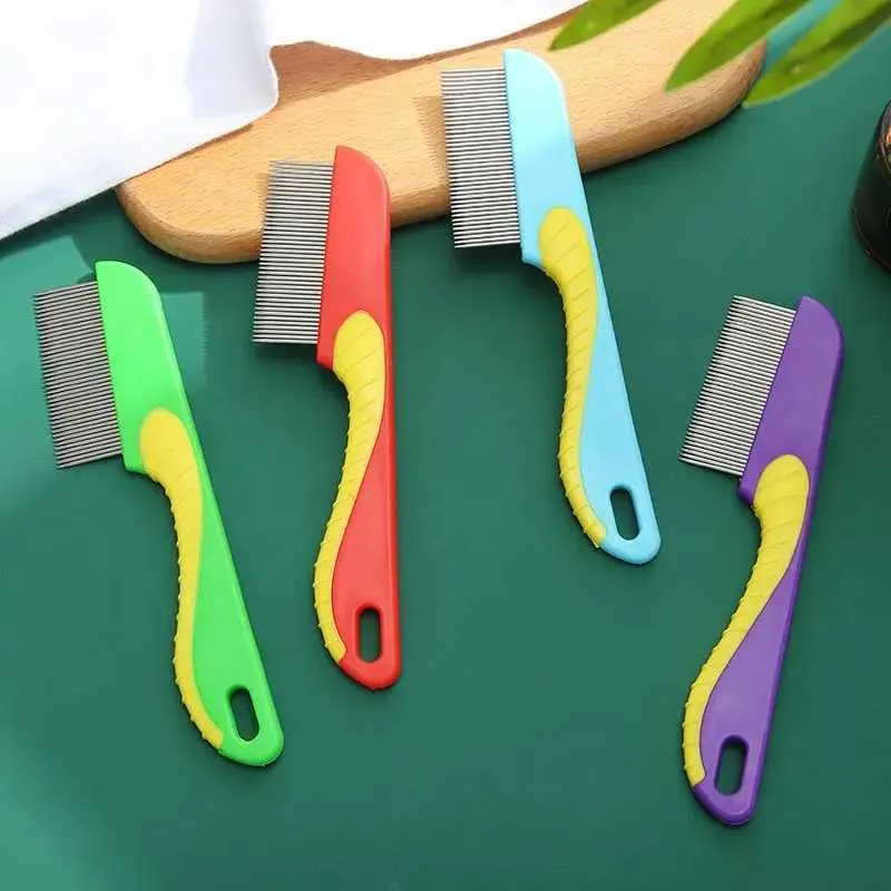 Stainless Steel Pet Grooming Comb With Long And Short Needles For Dogs ...