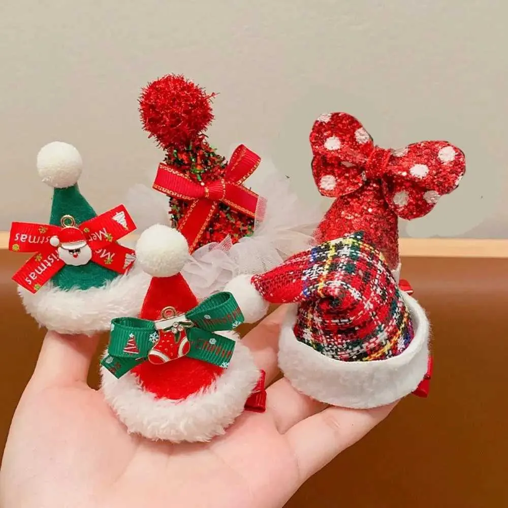 maskred 5 Pcs/Ensemble Pince à Cheveux Arbre de Noël pour Enfants Bonhomme de Neige Fête du Père Noël Boîte de Nuit Coiffe Bandeau 6