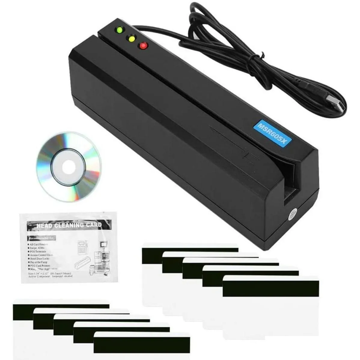 USB Magnetic Card Reader System Door Lock MSR605X Encoder No Adapter ...