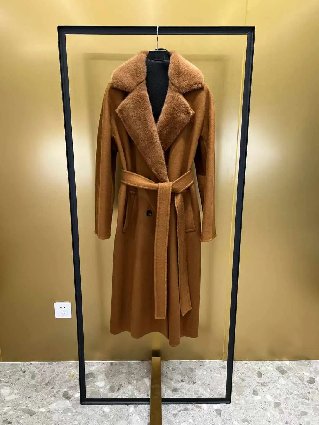 Tobacco MMAX Womens Cashmere Coat X Long... From Qltrade_5, $498.45