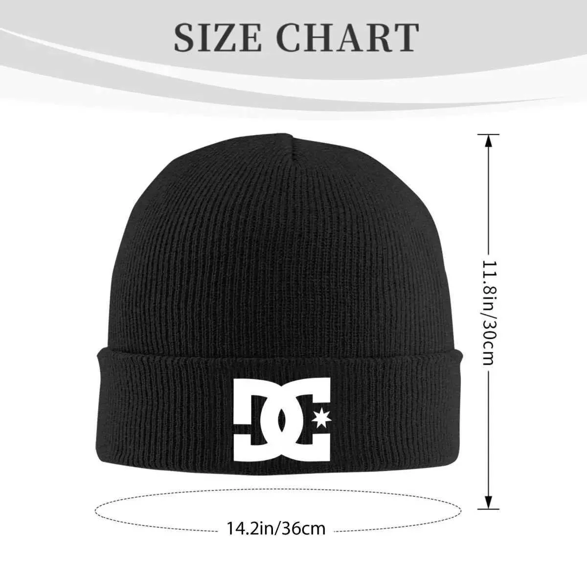 Beanie Skull Cap DC Shoe Co Warm Knitted Polyester Hat for 