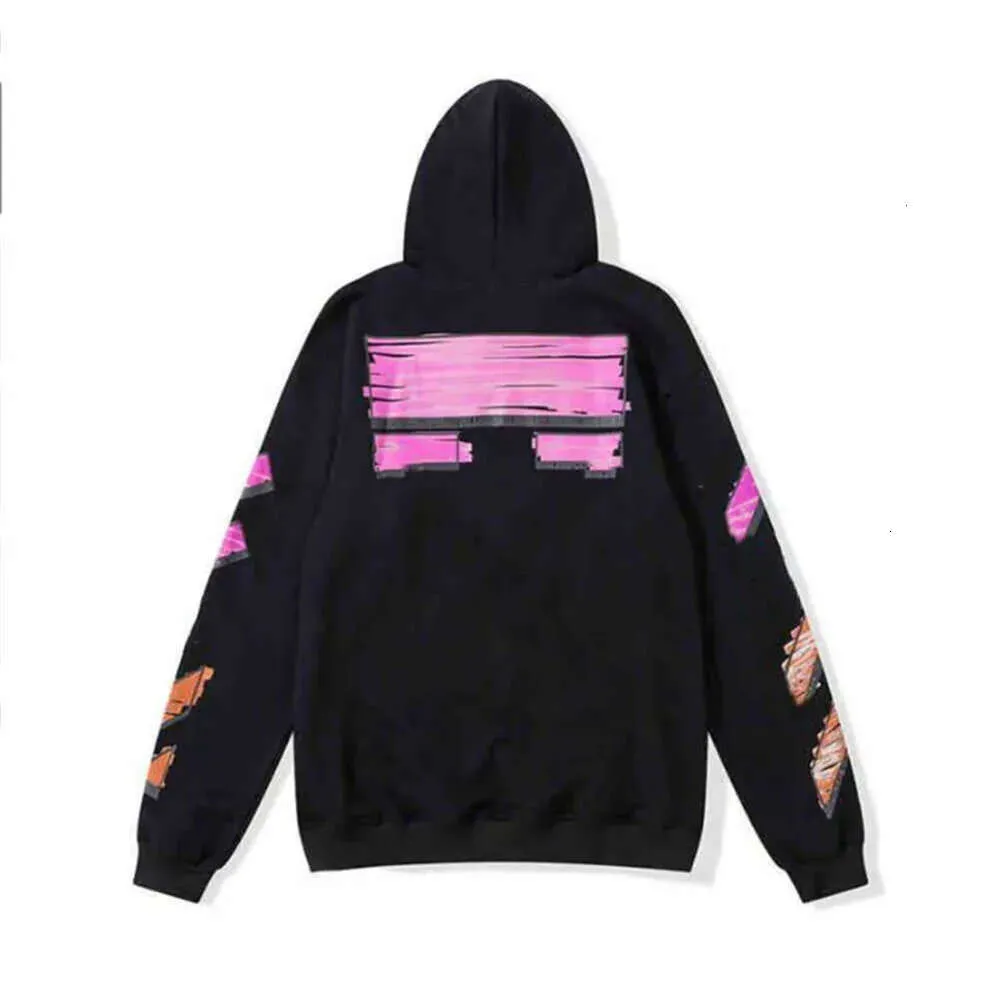 トップス OFF-WHITE Marker Hoodie Black/Fuchsia XS Off-White