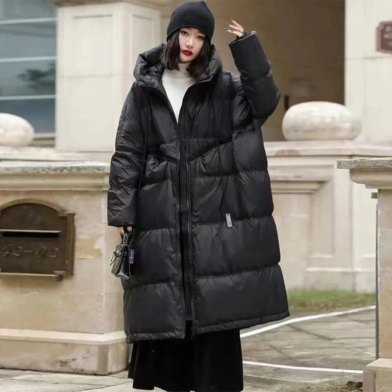 Oversized Puffa Long Jacket Winter Women's Oversized Long Puffer