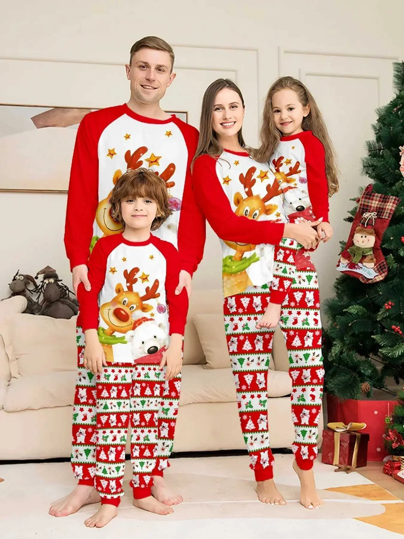 Matching Family Christmas Pajama Sets - PJs for Mom Dad Kids & Baby ...
