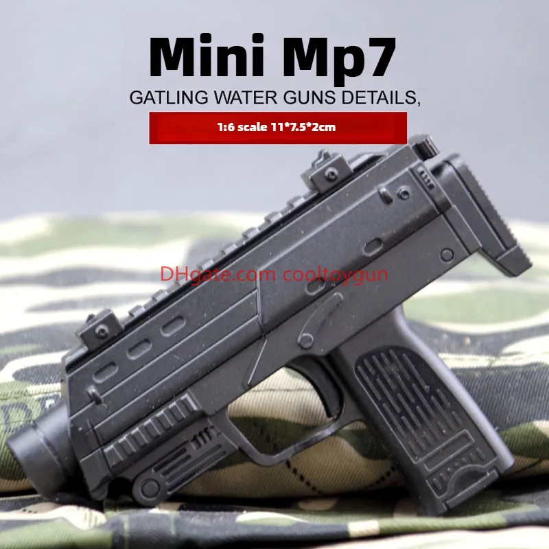 ミニチュアレプリカガン：1：6スケール合金おもちゃピストルモデル
