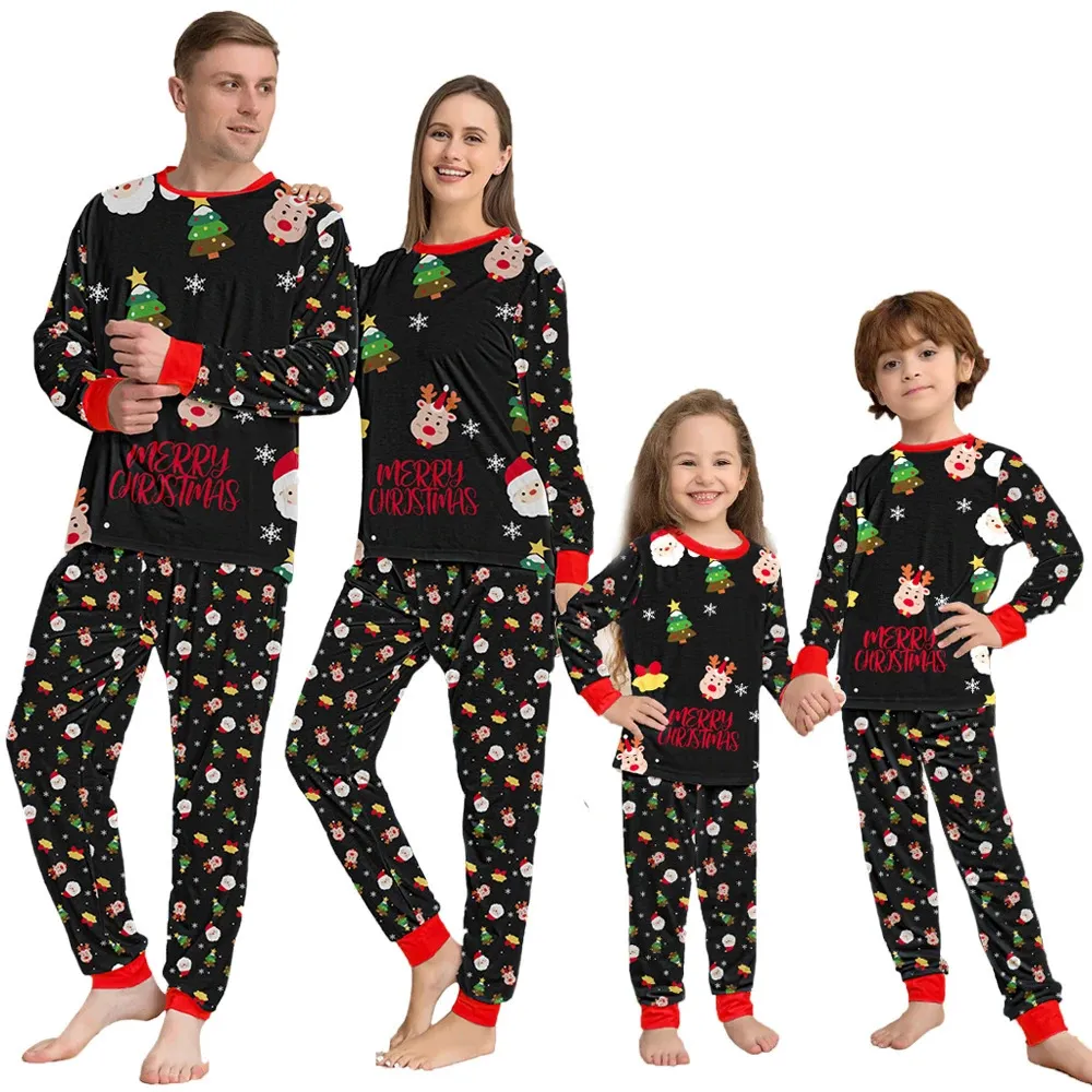 Matching Family Christmas Pajamas Set - Soft Printed Loungewear for All ...