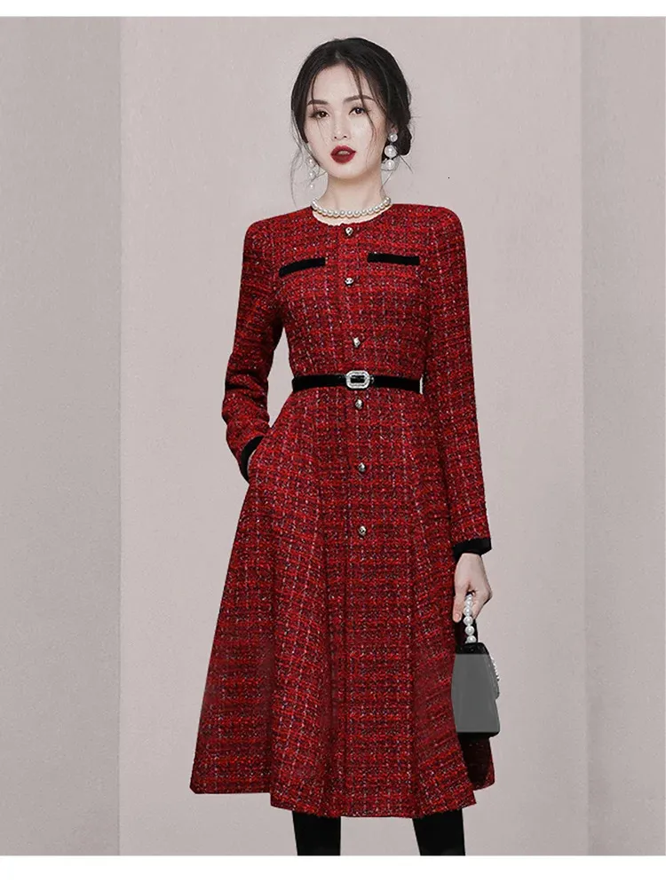 Summer Tweed Midi Dress Sサイズ 新色】Summer Tweed Dress