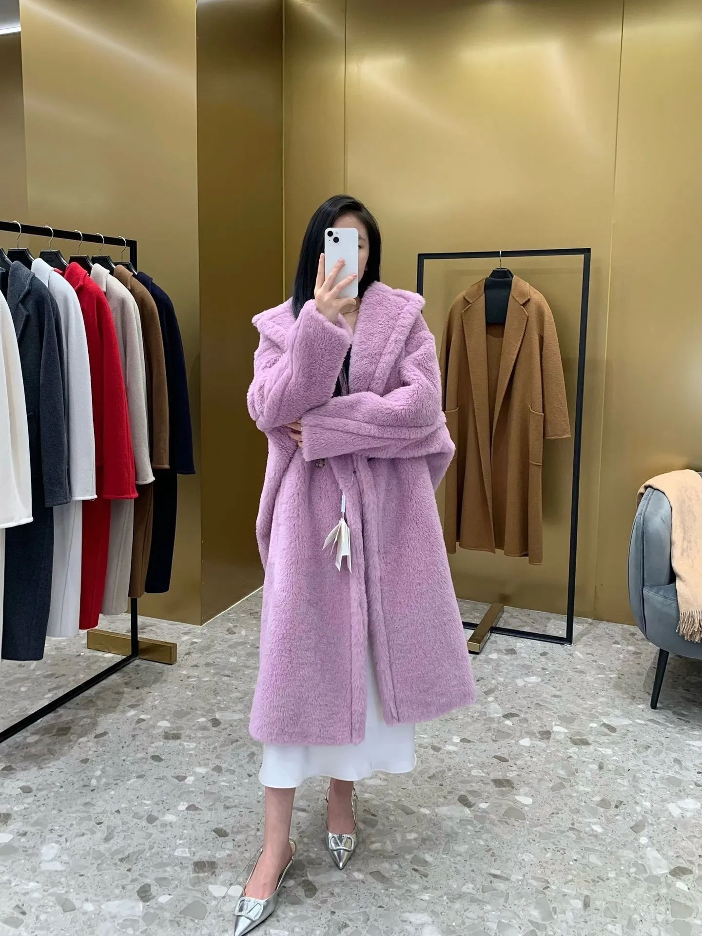 Womens Loose Fit Teddy Bear New Look Teddy Coat MAX Home Correct Version Long Winter Clothing With Integrated Camel Wool 210817 From Lu006 138.92 DHgate.Com