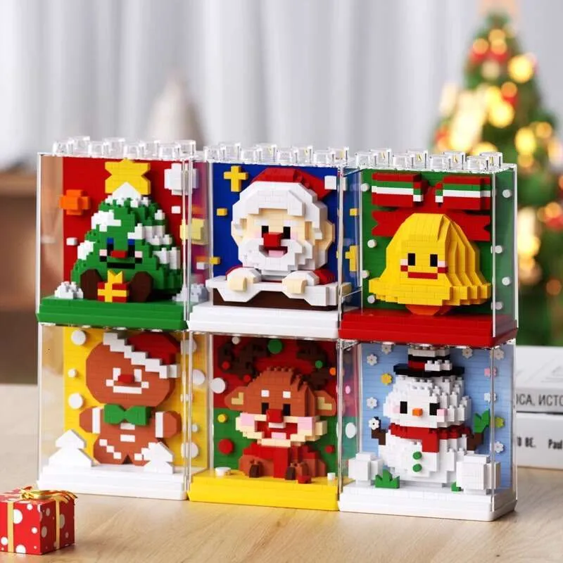 Christmas Building Blocks Set: Santa Claus, Snowman, Tree | Educational ...