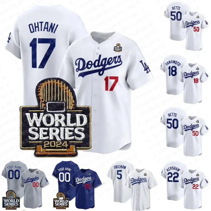Shohei Ohtani 2024 World Series Dodger Jerseys Mookie Betts