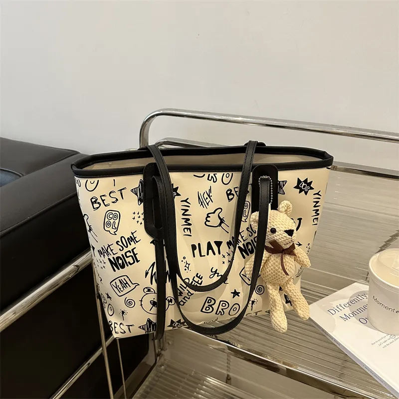 Designer Large Capacity Tote Bag: Versatile, Printed, Single-Shoulder  Laptop Commuting Bag