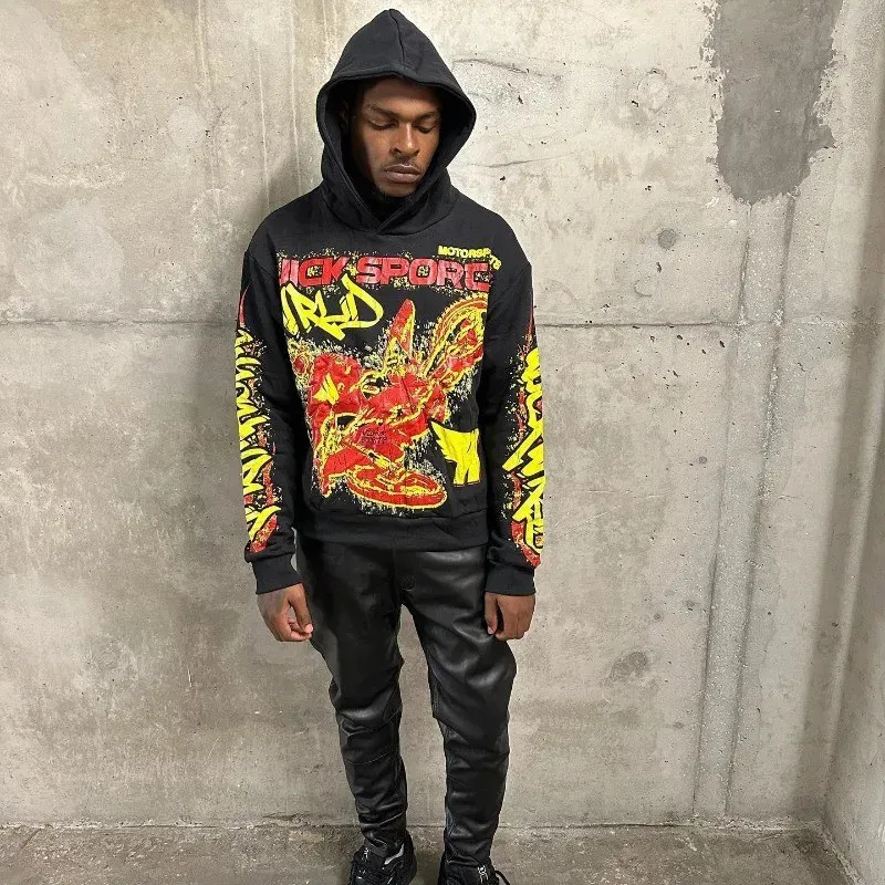 Retro oversized hoodie hotsell