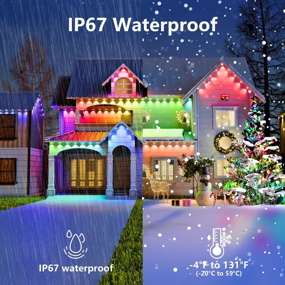 45M permanent outdoor light RGBIC Eaves LED light