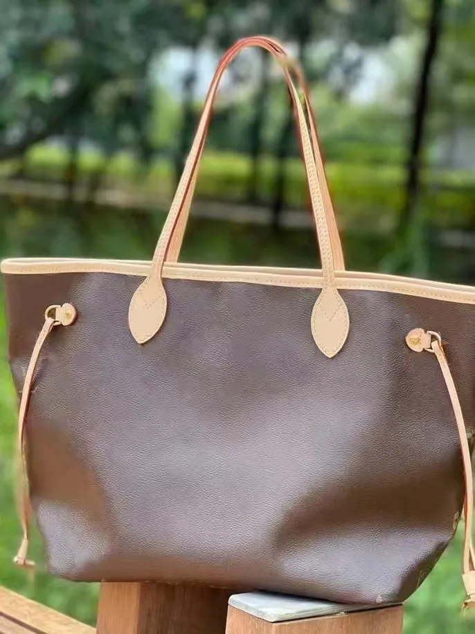 Sacs En Cuir Designer Pour Femmes Ensemble De Portefeuilles Bruns