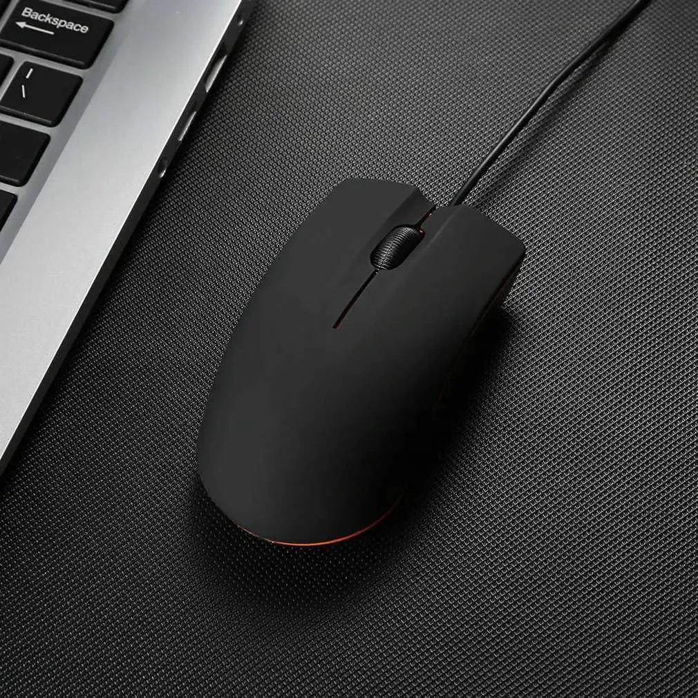 Wired Computer Mouse with 1200 DPI, Non-Slip Matte Texture, for Office ...