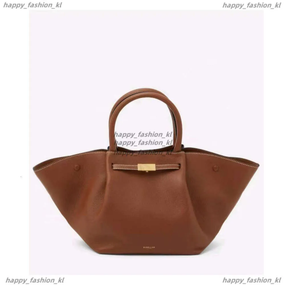 Demelier Tota Real Leather Designer Commuter Bag Large Margaux - Main Image