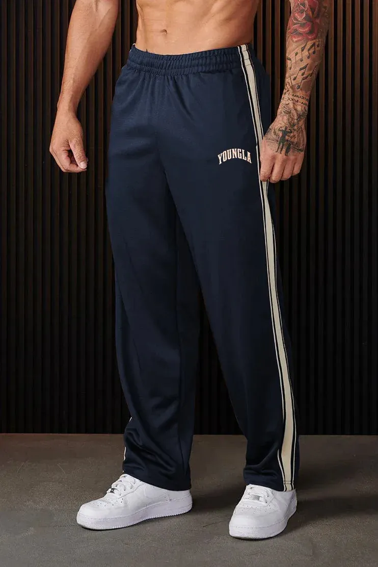 Pantalon Jogger American Giant – Homme XL – Bleu Foncé – Fabriqué Aux USA – Coton Confort