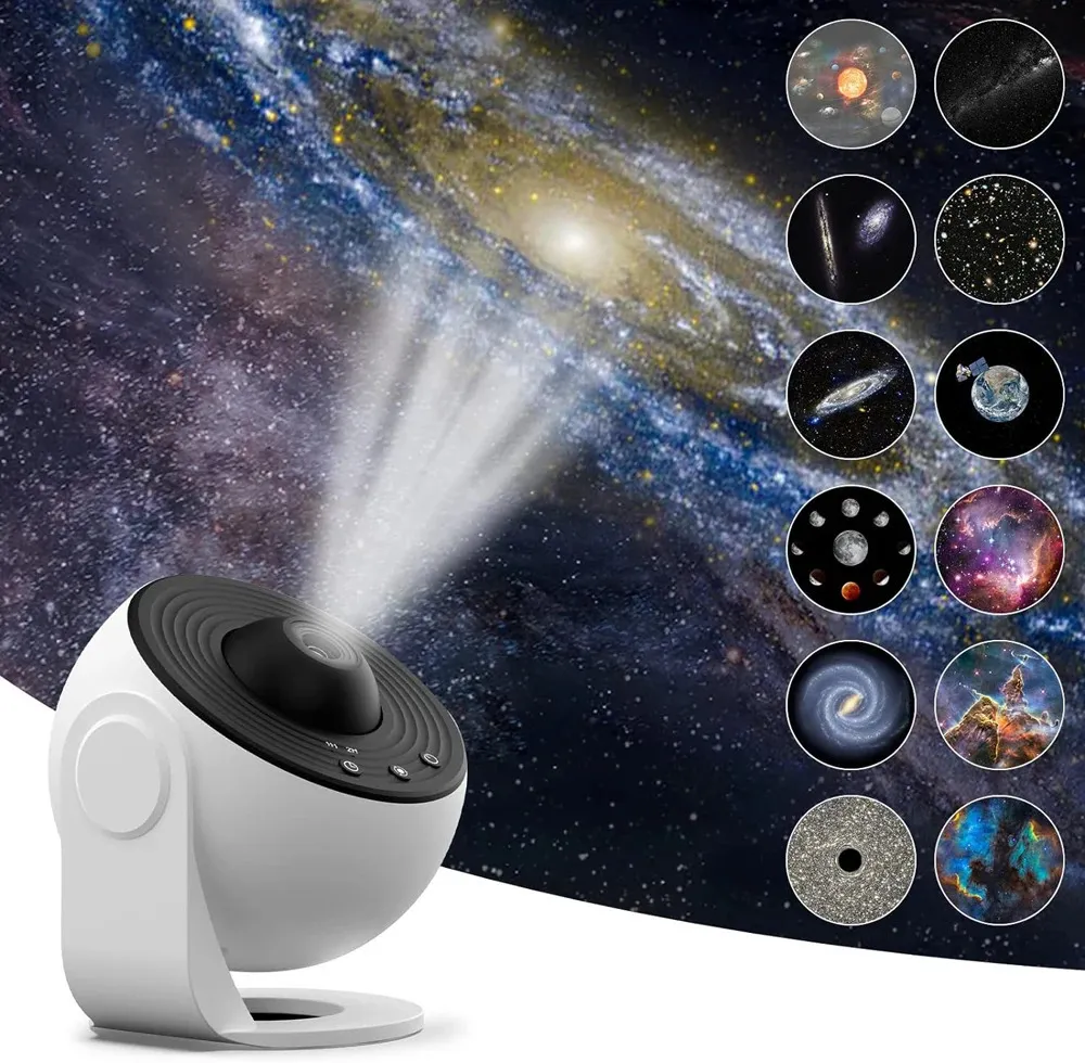 DHgate.com:12-in-1 Galaxy Projector Night Light with Rotating Aurora ...