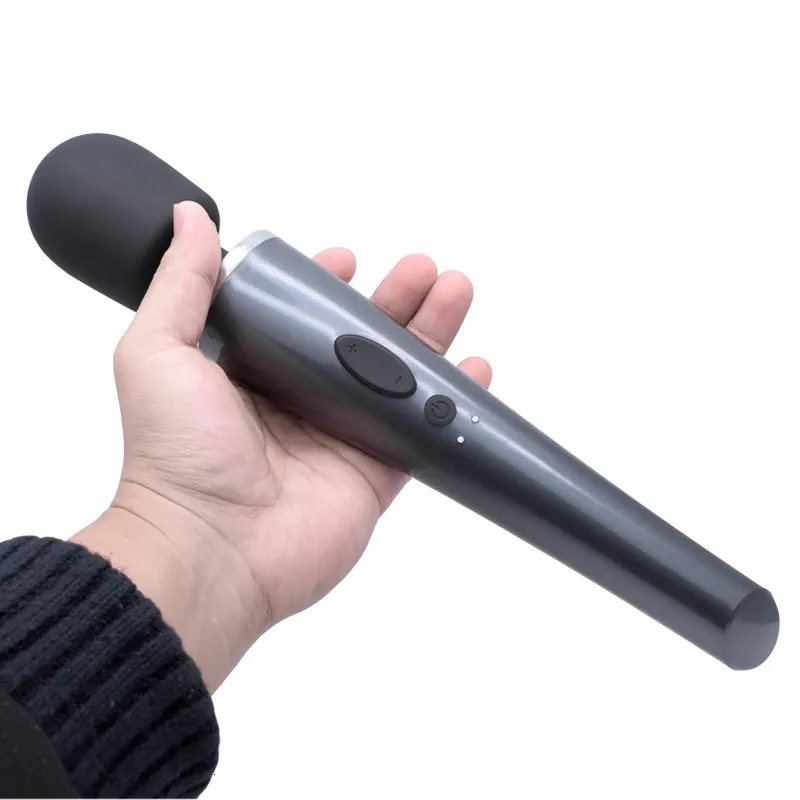 Powerful Wand Massager Vibrator: 10 Speeds, Waterproof, USB Rechargeable -  Shop Now! from Dhgate Vibrators