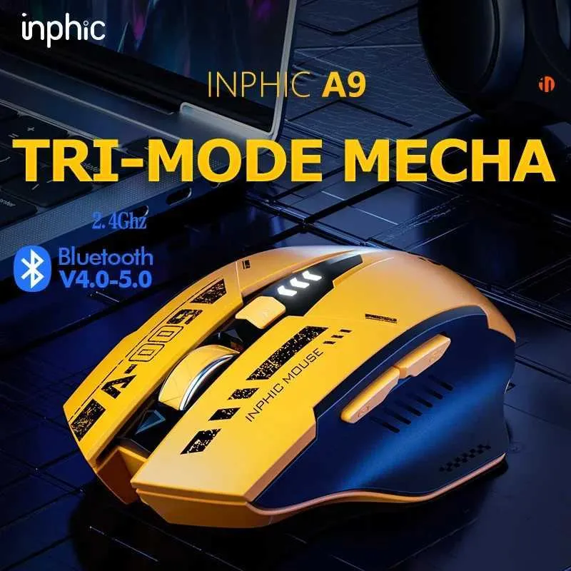Infic INFIC A9 Kablosuz Bluetooth Sessiz Fare: 5 Seviyeli DPI, 3 Mod, Iş ...