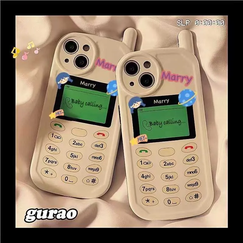 Retro Nokia Phone Case for iPhone Vintage Style Cover for iPhone 13, 12,  11 Pro, XS Max, XR, 8, 7, SE Nostalgic Design