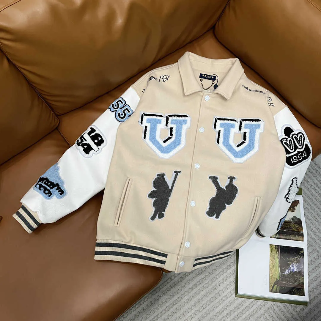 DHgate.com:Blue Leather Flower Le Fleur Varsity Coats for DHgate.com:Blue Leather Flower Le Fleur Varsity Coats for