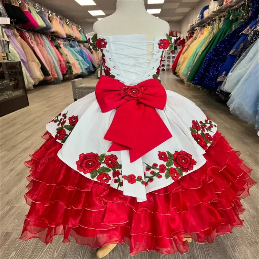 Hot Pink Charro Flower Girls Dresses Mexican Mariachi Toddler Escaramuza  Kids Pageant Dress Floor-Length Organza A-Line from Dhgate Flower Girls'  Dresses - price 140.7