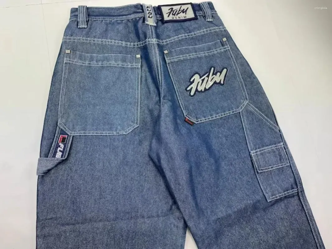 Mens Pants FUBU Pantalones Vaqueros De Hip Hop Para Hombre Ropa