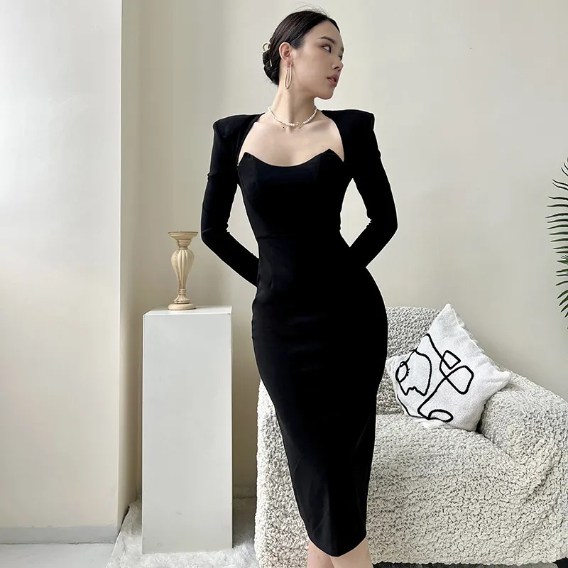 chinese dress ladies Long Sleeve Two Piece Homecoming Dresses See Through Lace Top Hoco Dress ARD1548 main image 1