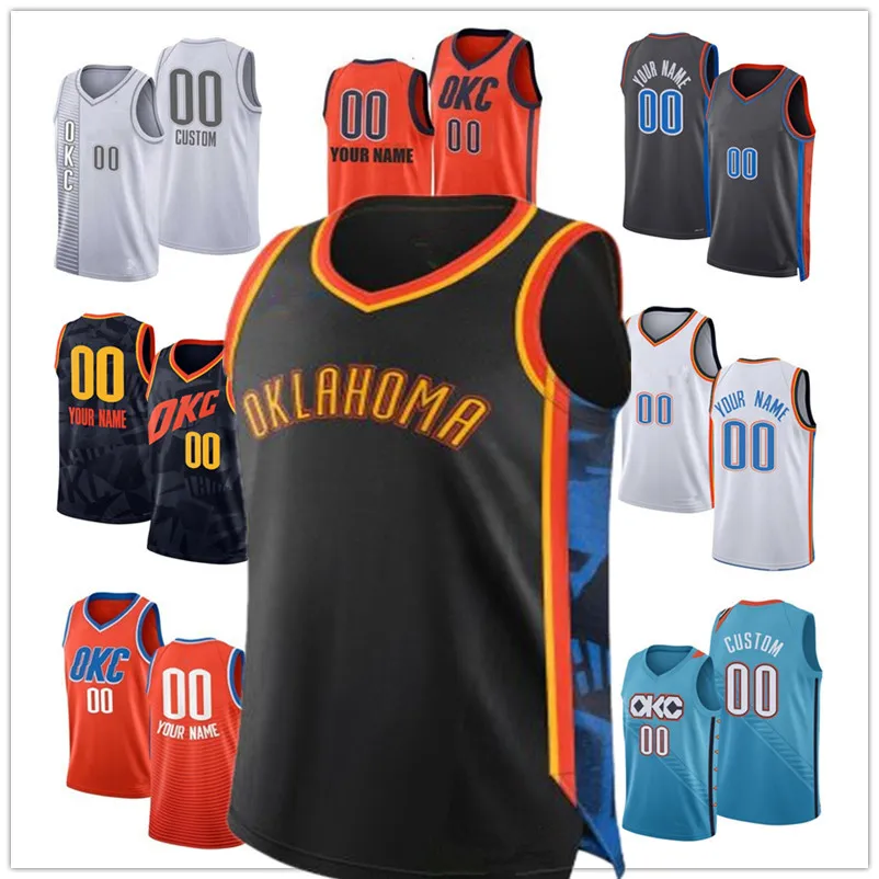 Custom Thunder Basketball Jersey Jalen Williams Chet Holmgren Nikola Topic  Dillon Jones Isaiah Joe Jaylin Williams Cason Wallace Ousmane Dieng Kenrich 