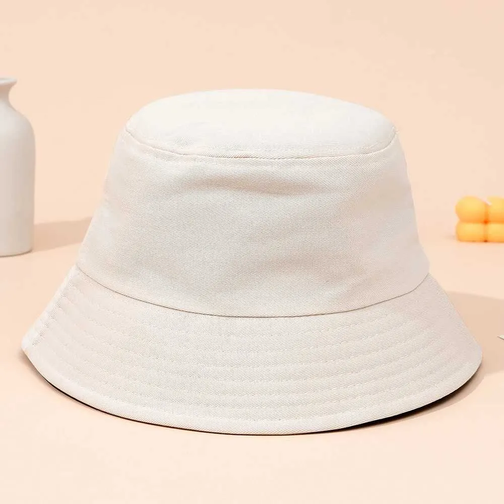 Sombrero Del Sol De Pescador De Mujer: Color Sólido, Ligero