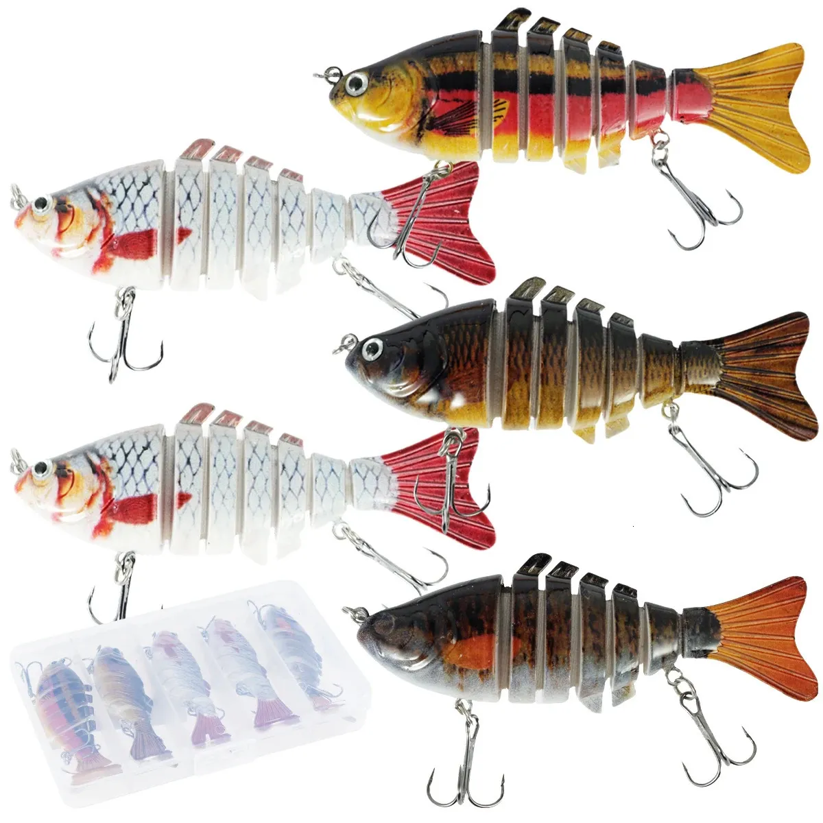 7 Segment Multi Jointed Soft Baits Fishing Lure Set Saltwater Jigs Pike  Crankbait Wobbler Swimbait from Dhgate Baits & Lures - price 18.35