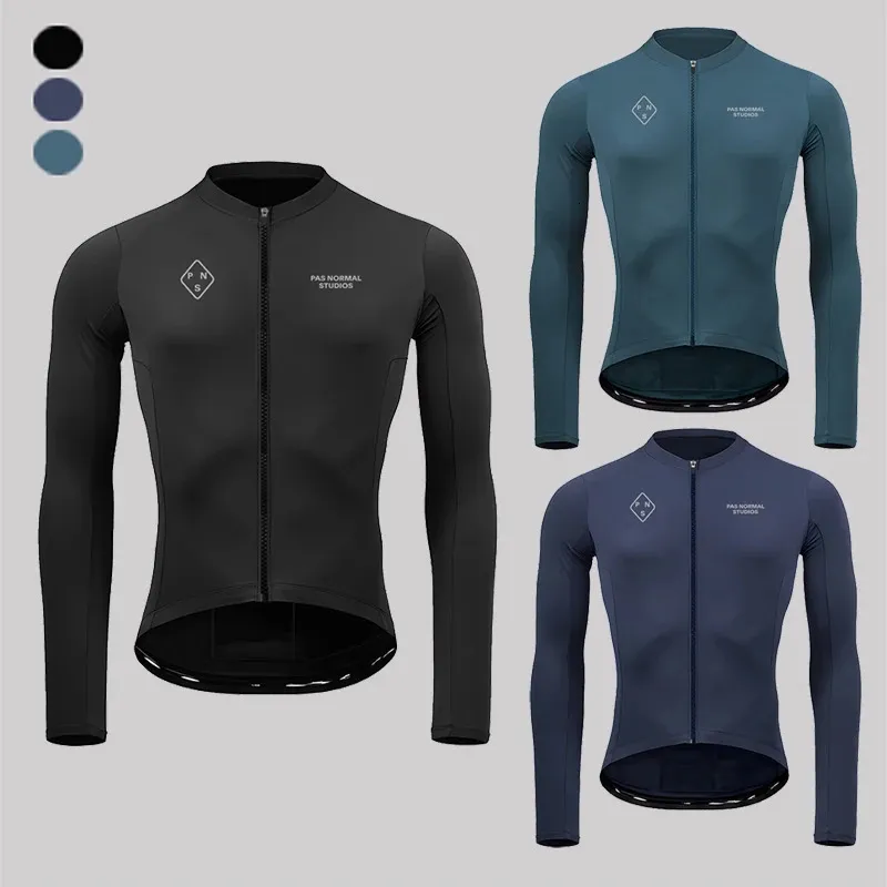 Men's Long Sleeve Cycling Jersey - Breathable MTB Road Bike Shirt for ...