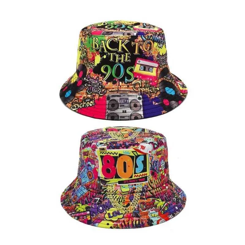 80s 90s Vintage Fishing Hat For Women Men Breathable  display picture 1