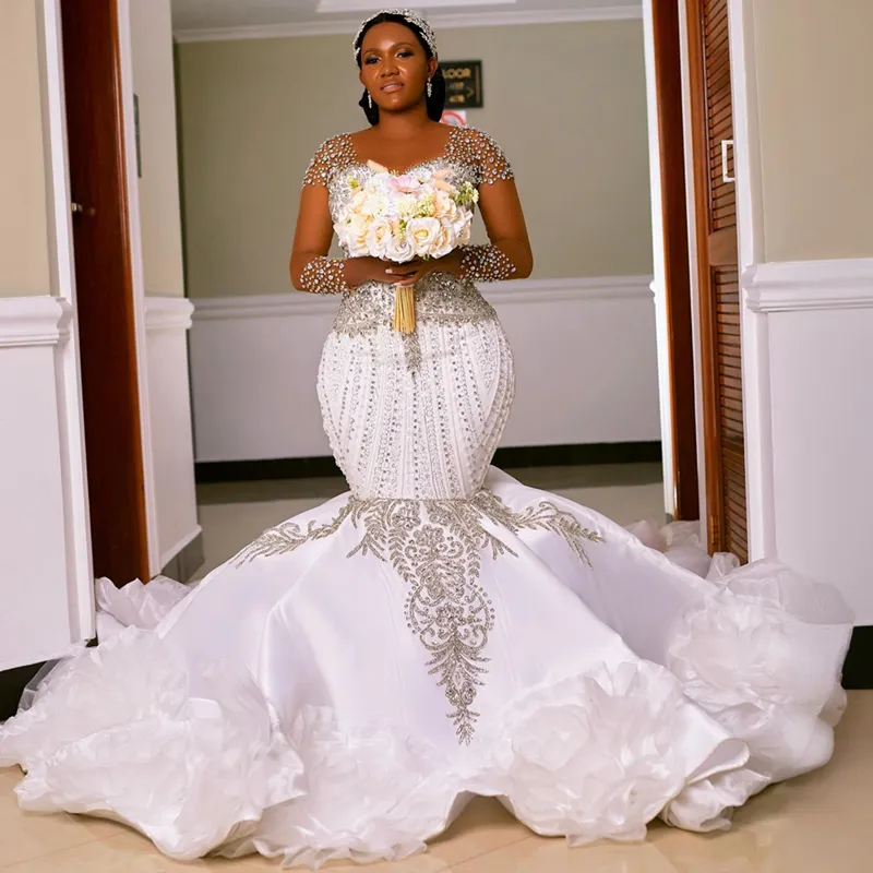 Satin Dress White And Gold African Dress African Couple