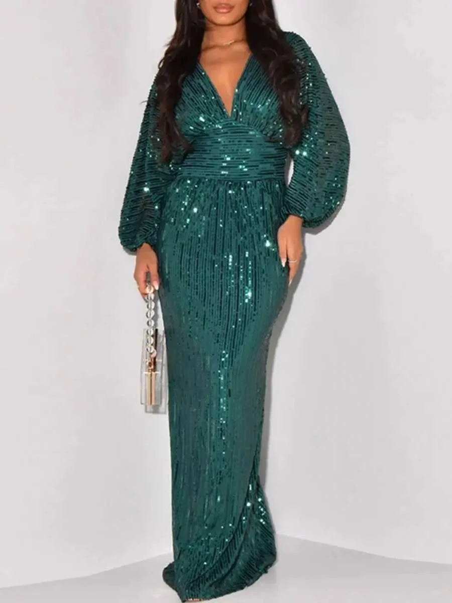 Glitz And Glam Outfits Glitzy Party Dresses Allure Me Sequin Maxi Dress  Emerald Fashion Nova