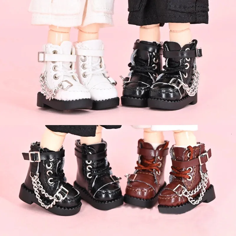 Ob11 Locomotive Style Leather High Top British Knights Shoes With Shoelaces For Penny YMY Obitsu 11 Holala GCC 241025 Casual Wear From Sellerstore08 7.34 DHgate.Com