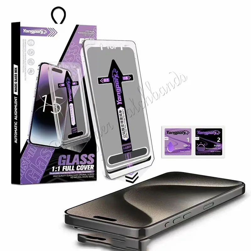 Full Protection 360 Prime Easy Installation Kit Tempered Glass Screen ...
